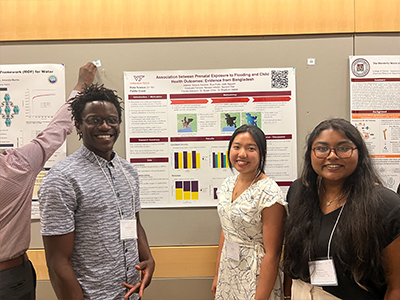 Students at research symposim for the Data Science for the Public Good