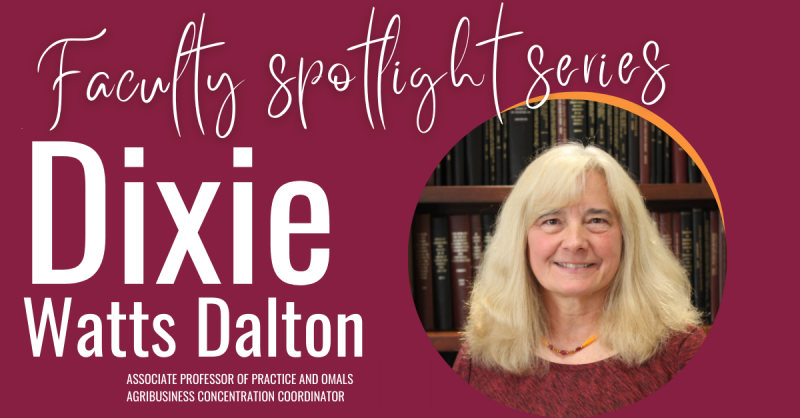 Faculty spotlight Dixie Watts Dalton