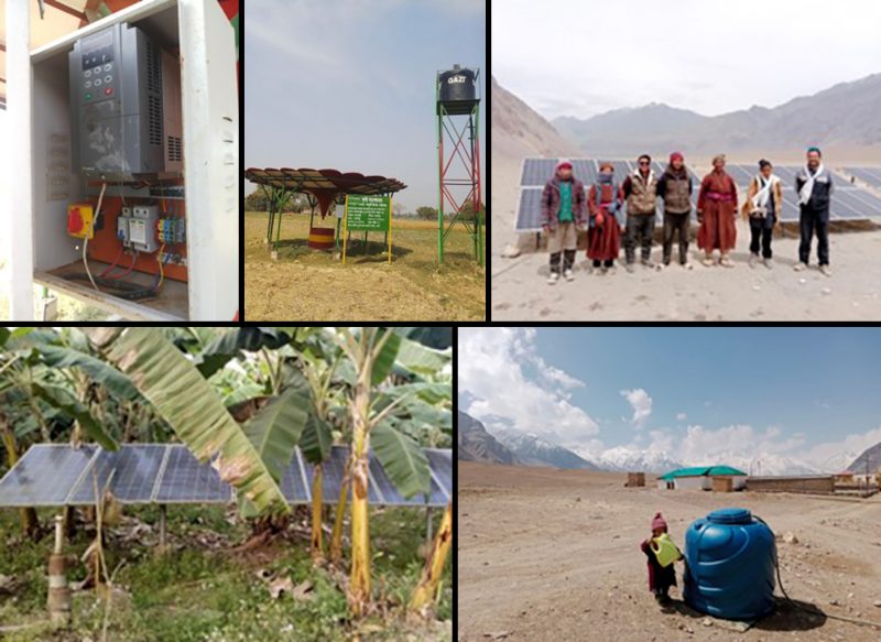 The photos shows the precision agriculture technologies in Pakistan, Nepal, Bangladesh, and India.